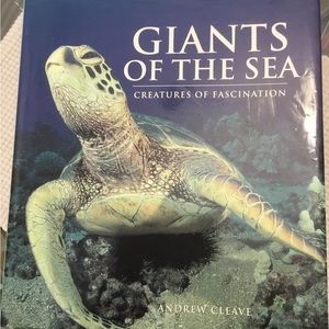 Large coffee table size hardcover educational book Giants of the Sea